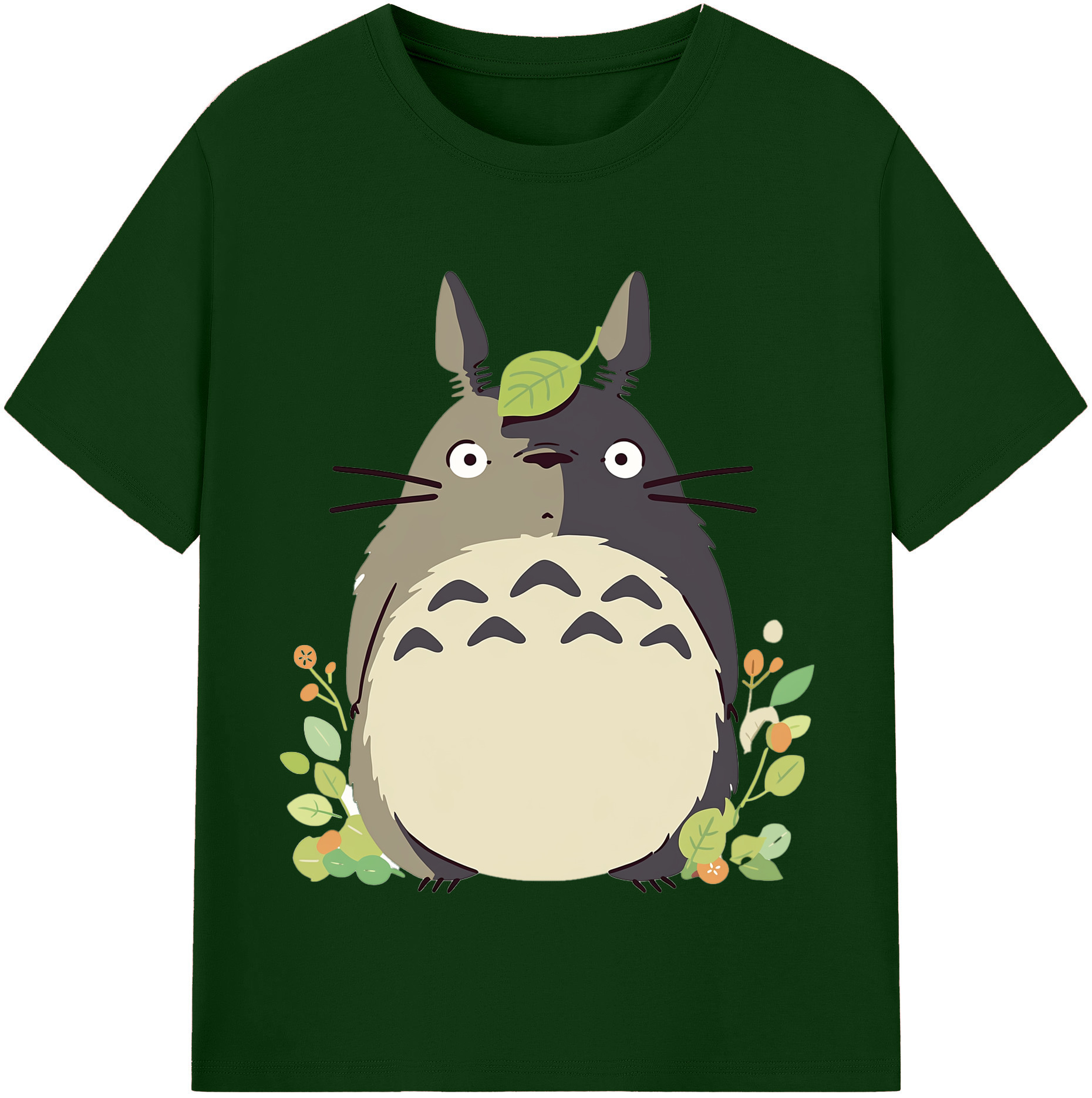 （画像用） となりのトトロ 草壁メイ 草壁サツキ My Neighbor Totoro Satsuki Kusakabe Mei Kusakabe 綿100％半袖Tシャツ（フロントプリント）